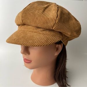 MARCUS ADLER Corduroy Newsboy Hat